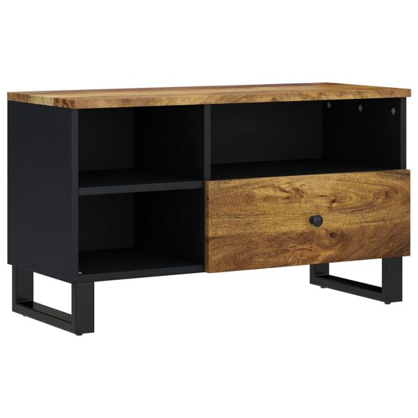 vidaXL TV Cabinet 80x33x46 cm Solid Wood Mango&Engineered Wood