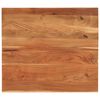 vidaXL Table Top 110x80x2.5 cm Rectangular Solid Wood Acacia