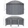 vidaXL Gazebo with Curtains 520x349x255 cm Anthracite