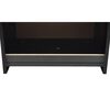 vidaXL Nightstand with One-Drawer Black 2 pcs