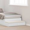 vidaXL Bed Drawers White 80 x 36.5 x 16.5 cm Engineered Wood