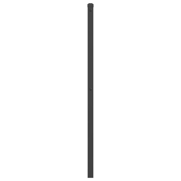 vidaXL Metal Replace Headboard Black 100 cm