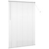 vidaXL Window Blind with Curtains Manual Silver Aluminium