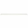 vidaXL Floating Shelf Wall-mounted 2 pcs White 100 x 18 x 2.5 cm Steel