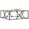 vidaXL Coffee Table Sonoma Oak 100x100x40 cm Engineered Wood