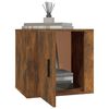 vidaXL Bedside Cabinet Smoked Oak 50x39x47 cm