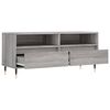 vidaXL TV Cabinet Grey Sonoma 100x34.5x44.5 cm Engineered Wood