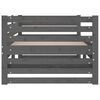 vidaXL Pull-out Day Bed without Mattress Grey 2x(80x200)cm
