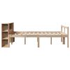 vidaXL Bookcase Bed without Mattress 140x190 cm Solid Wood Pine