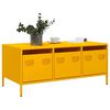 vidaXL Coffee Table Mustard Yellow 101.5x50x43.5 cm Cold-rolled Steel