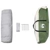 vidaXL Shower Tent Folding with Storage Green 160 x 160 x 227 cm Steel