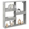 vidaXL Wall Cabinet Concrete Grey 80x15x80 cm Engineered Wood