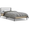 vidaXL Bed Frame without Mattress Sonoma Oak 90x190 cm Single