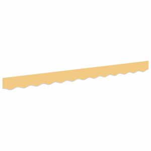 vidaXL Awning Valance Replacement Sand 329 x 20 cm Polyester