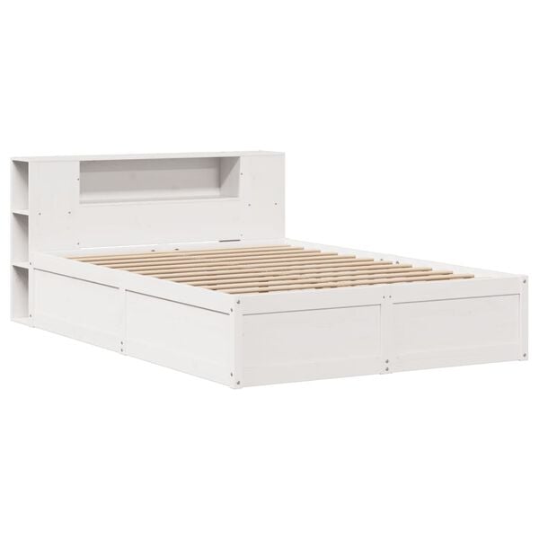 vidaXL Bed Frame without Mattress White 160x200 cm Solid Wood Pine