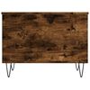vidaXL Coffee Table Smoked Oak 60x44.5x45 cm Engineered Wood