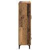 vidaXL Highboard Old Wood 70 x 31 x 115 cm Engineered Wood and Iron