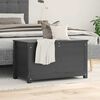 vidaXL Storage Box Grey 80x40x45.5 cm Solid Wood Pine