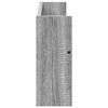 vidaXL Magazine Rack 2 pcs Grey Sonoma 60 x 12 x 30 cm Engineered Wood