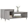 vidaXL Coffee Table Grey Sonoma 100x50x45 cm Engineered Wood