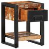 vidaXL Bedside Cabinet Multicolour 35x34x45 cm Solid Wood Reclaimed