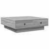 vidaXL Coffee Table Grey Sonoma 90x90x28 cm Engineered Wood