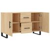 vidaXL Sideboard Sonoma Oak 100x36x60 cm Engineered Wood