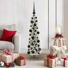 vidaXL Artificial Christmas Tree with 150 LEDs with Stand White 120 cm