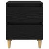 vidaXL Bed Cabinets 2 pcs Black Oak 40 x 35 x 50 cm Engineered Wood