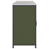 vidaXL Kitchen Storage Set 3 pcs Olive Green Cold-rolled Steel