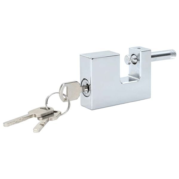 vidaXL Padlock 6 pcs Silver 7 x 1.9 x 5 cm Iron