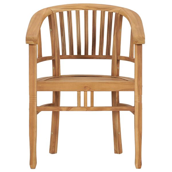 vidaXL 9 Piece Garden Dining Set Solid Teak Wood