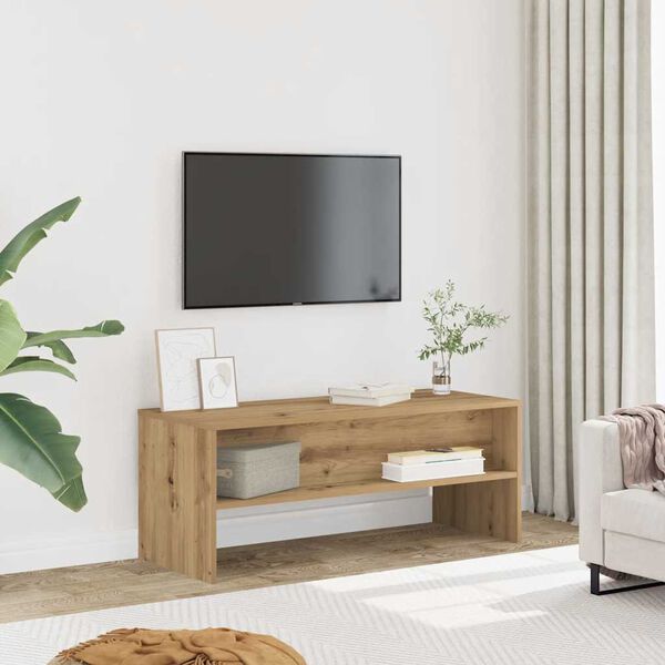 vidaXL TV Cabinet Artisan Oak 100x40x40 cm Engineered Wood