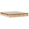 vidaXL Bed Frame Brown 180 x 200 cm Solid Pine Wood