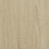 vidaXL Bathroom Sink Cabinet Sonoma Oak 90x33x60 cm Engineered Wood