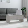 vidaXL Coffee Table Concrete Grey 102x50.5x46.5 cm Engineered Wood