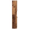vidaXL Bathroom Cabinet Old Wood 32x34x188.5 cm Engineered Wood