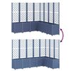vidaXL Garden Planter with Trellis Blue Grey 160x160x140 cm PP