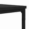 vidaXL Coffee Table Black Oak 100 x 100 x 40 cm Engineered Wood