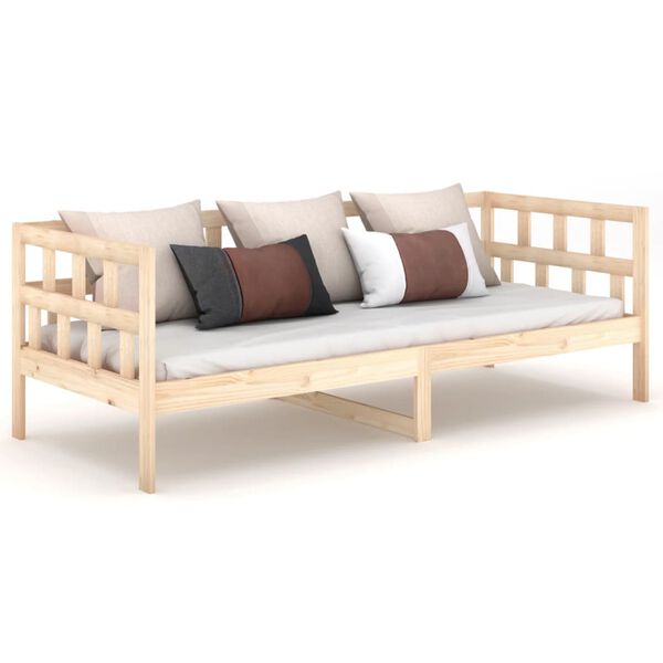 vidaXL Day Bed without Mattress Solid Wood Pine 80x200 cm