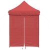 vidaXL Party Tent Folding Burgundy 200 x 200 x 306 cm Oxford Fabric