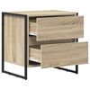 vidaXL Bedside Table Sonoma 50 x 39.5 x 50 cm Engineered Wood