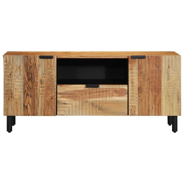 vidaXL TV Units Solid Acacia Wood 105 x 33.5 x 46 cm Engineered wood