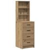 vidaXL Dressing Table 2 pcs Brown 50 x 41 x 135 cm Engineered wood