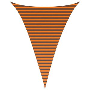 vidaXL Sun Shade Sail Orange and Brown 3 x 4 x 4 m