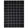 vidaXL 12 Piece Towel Set Black Cotton