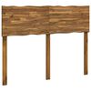 vidaXL Live Edge Headboard ROSTOCK Natural 140 cm Solid Acacia Wood