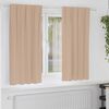 vidaXL Blackout Curtains with Rings 2 pcs Taupe 175 x 140 cm Polyester