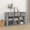 vidaXL Sideboard Grey Sonoma 100x30x59.5 cm Engineered Wood