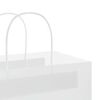 vidaXL Paper Bags 250 pcs with Handles White 32x17x25 cm